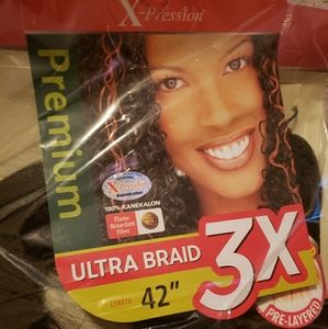 X-pression pre-stretched braiding hair Color:2